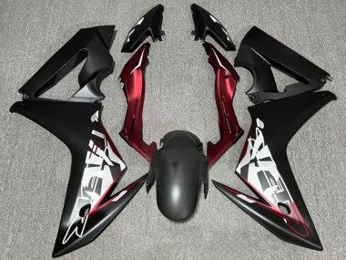 Carena Moto Honda CBR650F 2014-2016 - Nero Opaco Rosso Fabbrica