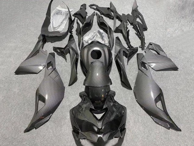 Carena Moto Kawasaki ZX4R ZX-4RR 2019-2025 - Falso Fibra di Carbonio