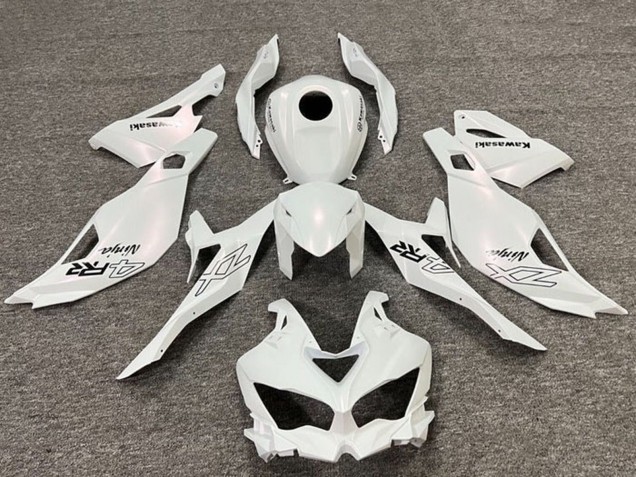 Carena Moto Kawasaki ZX4R ZX-4RR 2019-2025 - Bianco Perla Nero