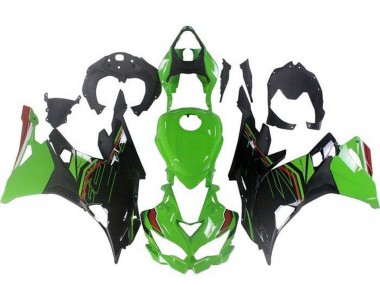 Carena Moto Kawasaki ZX4R ZX-4RR 2019-2025 - Verde Nero Rosso Fabbrica