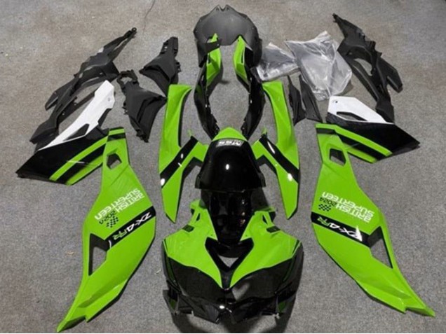 Carena Moto Kawasaki ZX4R ZX-4RR 2019-2025 - Verde Nero Bianco