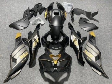 Carena Moto Kawasaki ZX4R ZX-4RR 2019-2025 - Nero Opaco Nero Lucido Grigio Oro Fabbrica