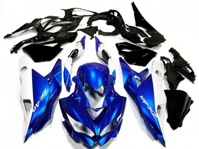 Carena Moto Kawasaki ZX4R ZX-4RR 2019-2025 - Bianco Blu