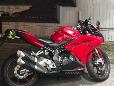 Carena Moto Honda CBR250RR 2017-2022 - Rosso Nero Opaco Fabbrica