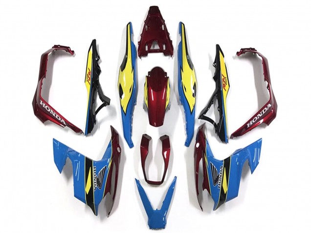 Carena Moto Honda ADV150 2018-2021 - Blu Giallo Rosso