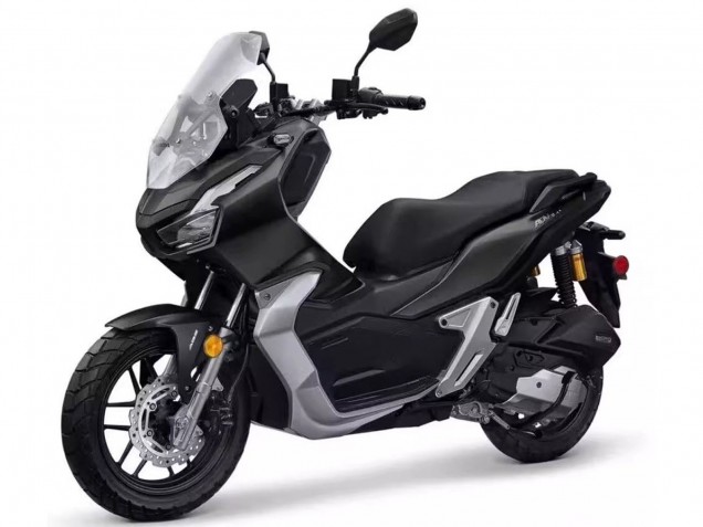 Carena Moto Honda ADV150 2018-2021 - Argento Nero Opaco