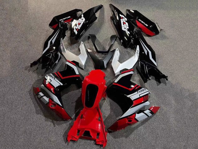 Carena Moto Honda ADV160 2022-2024 - Argento Rosso Nero Lucido