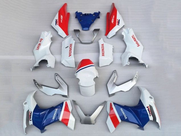 Carena Moto Honda ADV160 2022-2024 - Bianco Rosso Blu HRC