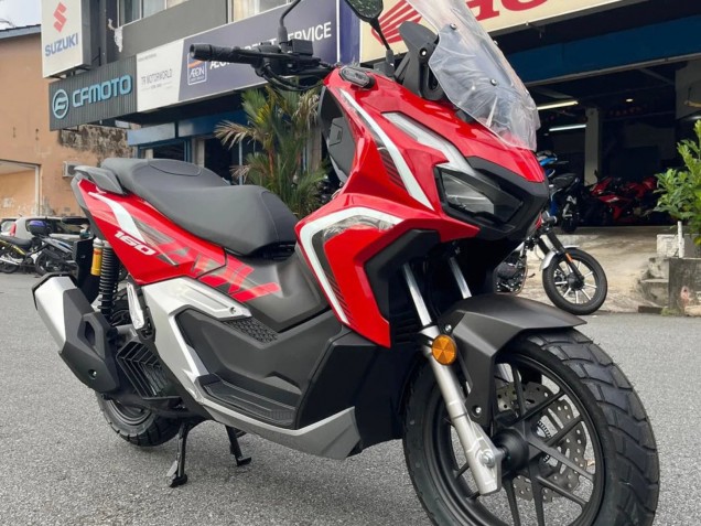 Carena Moto Honda ADV160 2022-2024 - Rosso Bianco Nero