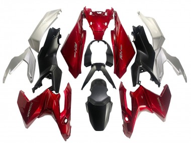 Carena Moto Honda ADV160 2022-2024 - Argento Rosso Nero Opaco Fabbrica