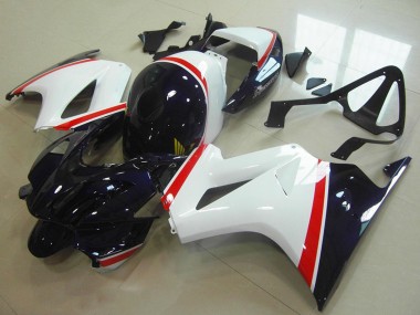Carena Moto Honda VFR 800 2002-2013 - Bianco Rosso Blu Scuro Fabbrica