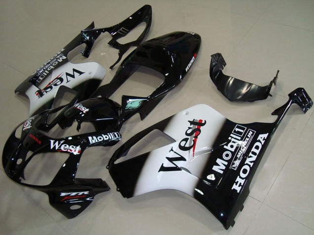 Carena Moto Honda VTR1000 2000-2006 - Nero Lucido Bianco West