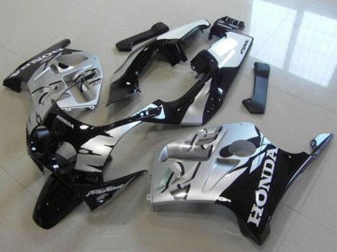 Carena Moto Honda CBR250RR MC19 1988-1989 - Argento Nero Lucido Fabbrica