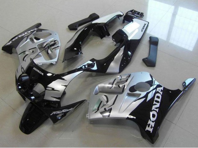 Carena Moto Honda CBR250RR MC19 1988-1989 - Argento Nero Lucido
