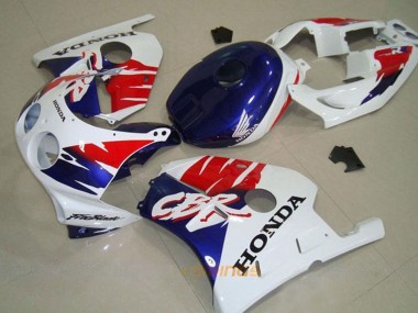 Carena Moto Honda CBR250RR MC22 1990-1998 - Bianco Rosso Blu Fabbrica