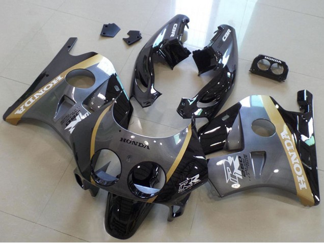 Carena Moto Honda CBR250RR MC22 1990-1998 - Grigio Oro Nero Lucido