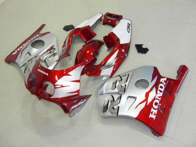 Carena Moto Honda CBR250RR MC22 1990-1998 - Argento Rosso