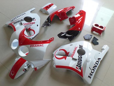 Carena Moto Honda CBR250RR MC22 1990-1998 - Bianco Rosso Pramac Bridgestone Fabbrica
