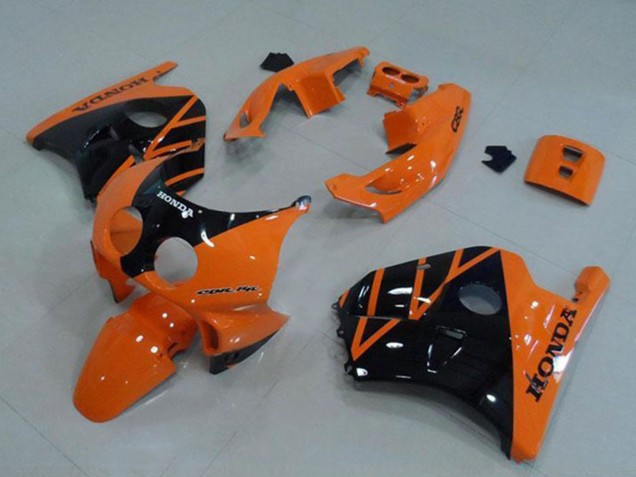 Carena Moto Honda CBR250RR MC22 1990-1998 - Arancia Nero Lucido