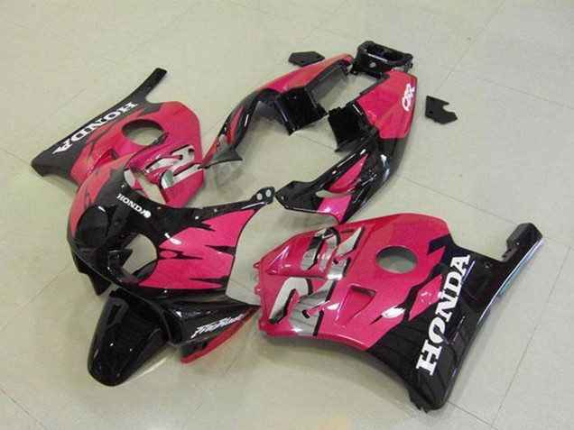 Carena Moto Honda CBR250RR MC22 1990-1998 - Rosa Nero Lucido