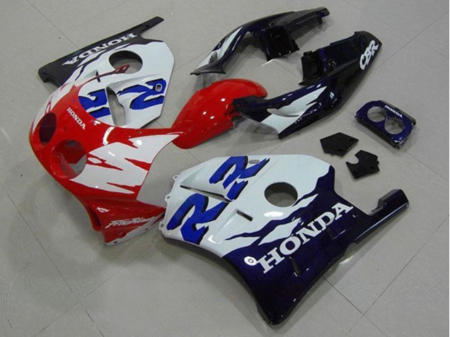 Carena Moto Honda CBR250RR MC22 1990-1998 - Bianco Rosso Nero Lucido