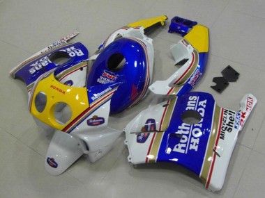 Carena Moto Honda CBR250RR MC22 1990-1998 - Bianco Blu Giallo Rothmans Fabbrica