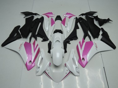 Carena Moto Honda CBR250RR 2011-2015 - Bianco Rosa Nero Opaco Fabbrica