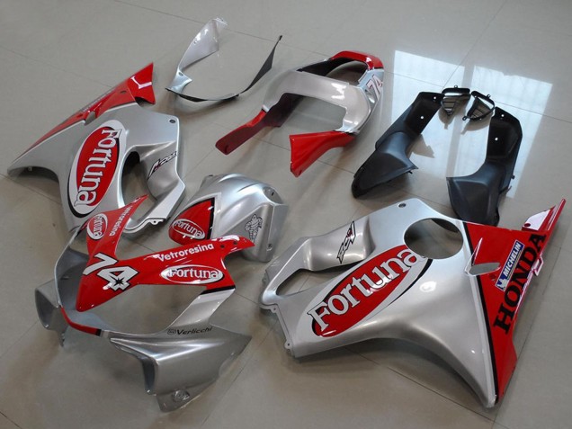 Carena Moto Honda CBR600 F4i 2001-2003 - Argento Rosso Fortuna