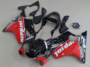 Carena Moto Honda CBR600 F4i 2001-2003 - Nero Lucido Rosso Bianco Jordan Fabbrica