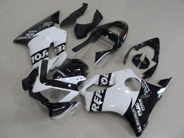 Carena Moto Honda CBR600 F4i 2001-2003 - Bianco Nero Lucido Repsol