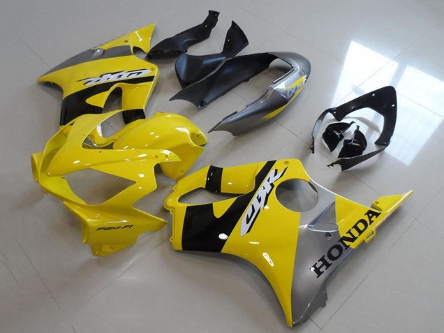 Carena Moto Honda CBR600 F4i 2004-2007 - Giallo Argento Nero Lucido