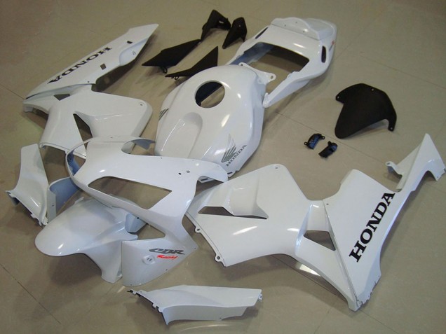 Carena Moto Honda CBR600RR 2003-2004 - Bianco Nero Decal