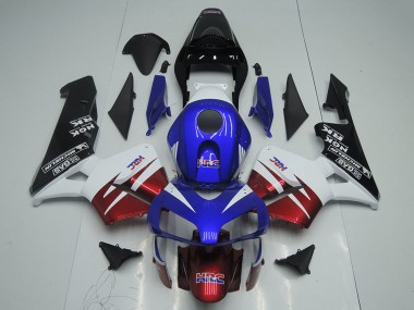 Carena Moto Honda CBR600RR 2003-2004 - Bianco Rosso Blu Nero Lucido HRC Fabbrica