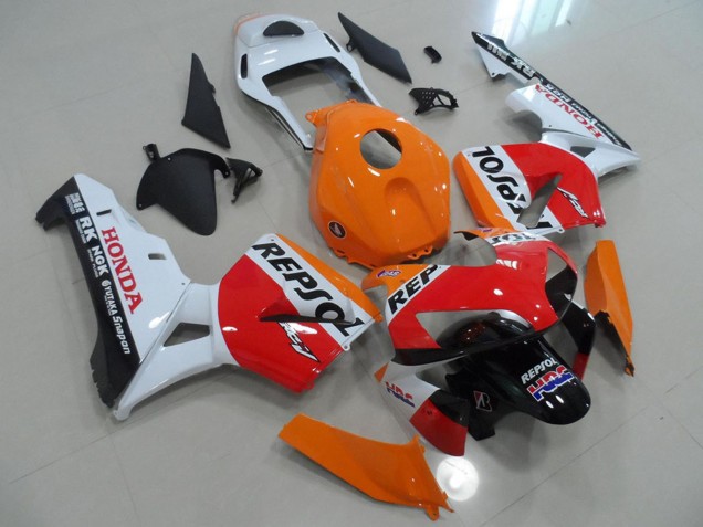 Carena Moto Honda CBR600RR 2003-2004 - Arancia Bianco Rosso Nero Lucido Repsol HRC