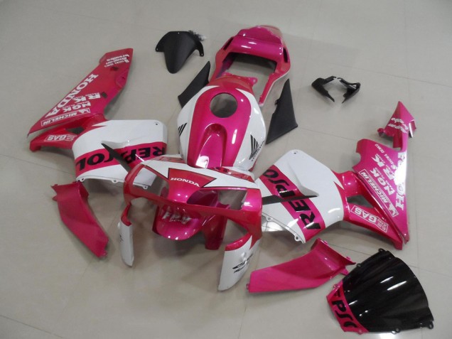 Carena Moto Honda CBR600RR 2003-2004 - Bianco Rosa Nero Repsol