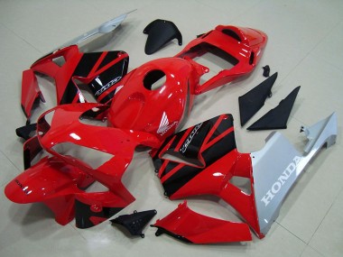 Carena Moto Honda CBR600RR 2003-2004 - Rosso Argento Nero Lucido Fabbrica