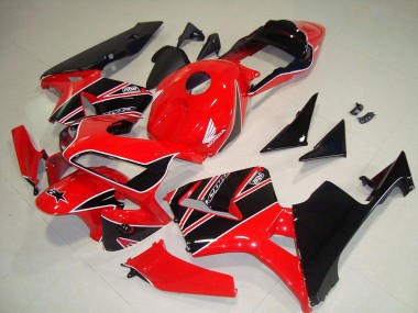 Carena Moto Honda CBR600RR 2003-2004 - Rosso Nero Lucido Fabbrica
