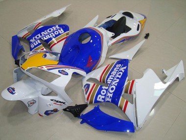 Carena Moto Honda CBR600RR 2003-2004 - Bianco Blu Giallo Rothmans Fabbrica