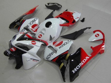 Carena Moto Honda CBR600RR 2005-2006 - Bianco Rosso Nero Lucido Konica Minolta Fabbrica