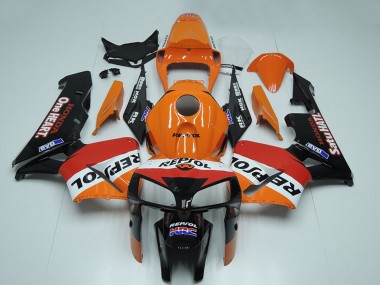 Carena Moto Honda CBR600RR 2005-2006 - Nero Arancia Bianco Rosso Repsol Fabbrica