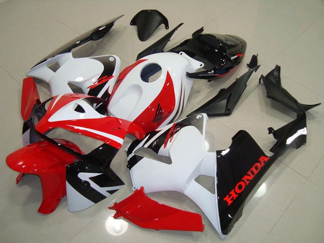Carena Moto Honda CBR600RR 2005-2006 - Bianco Rosso Nero