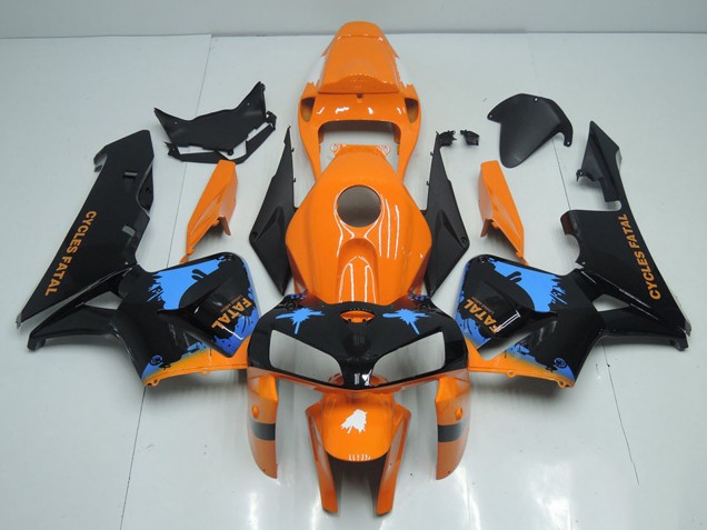 Carena Moto Honda CBR600RR 2005-2006 - Arancia Blu Nero