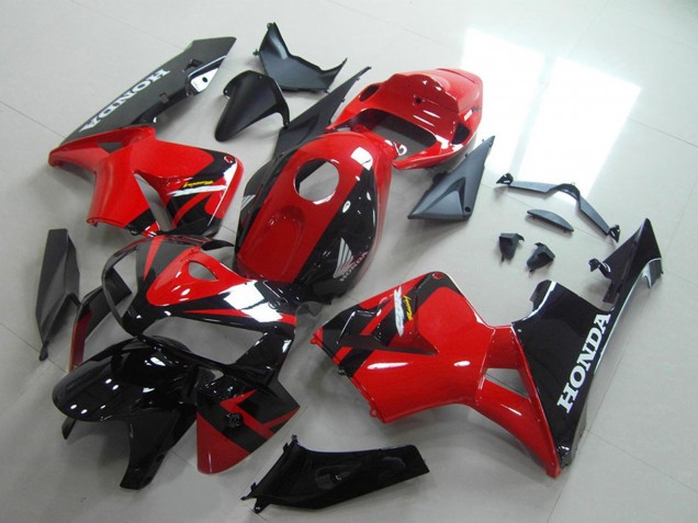 Carena Moto Honda CBR600RR 2005-2006 - Rosso Nero Lucido