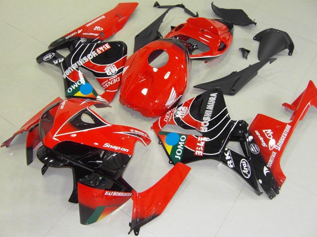 Carena Moto Honda CBR600RR 2005-2006 - Rosso Blu Giallo Nero Lucido JOMO