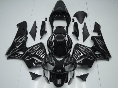 Carena Moto Honda CBR600RR 2005-2006 - Nero Lucido Argento Fiamma Fabbrica