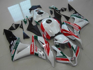 Carena Moto Honda CBR600RR 2007-2008 - Bianco Rosso Verde Nero Lucido Castrol 38 Fabbrica