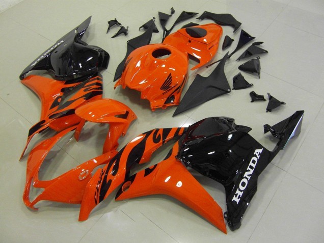 Carena Moto Honda CBR600RR 2009-2012 - Arancia Nero Lucido