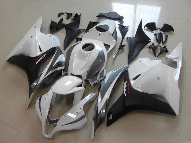 Carena Moto Honda CBR600RR 2009-2012 - Bianco Grigio Nero Opaco