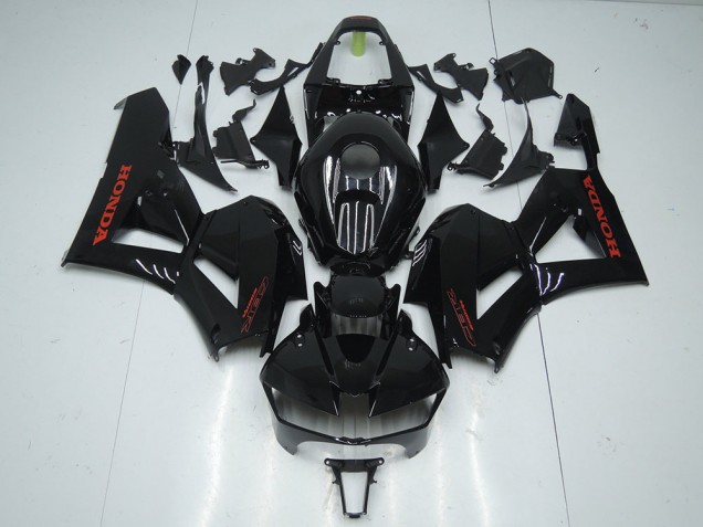 Carene Moto Honda CBR600RR 2013-2026 - Nero Lucido Rosso Decals