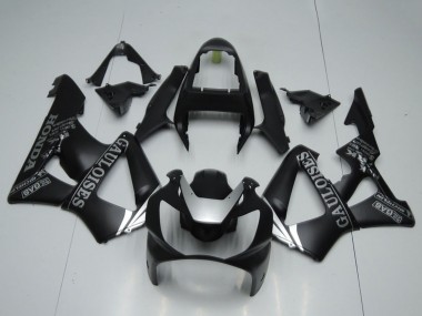 Carena Moto Honda CBR900RR 929 2000-2001 - Nero Opaco Argento Cauloises Fabbrica